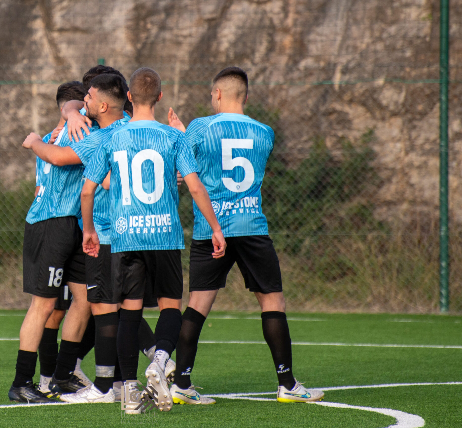 Giocatori dell’ASD Perdasdefogu durante una partita
